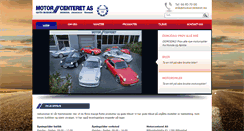 Desktop Screenshot of motorcenteret.no
